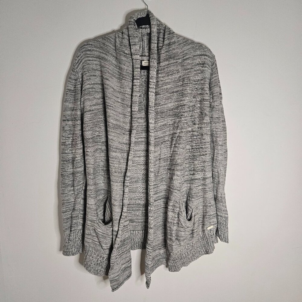 Aritzia Wilfred Silk/Cashmere Blend Open Front Cardigan Large